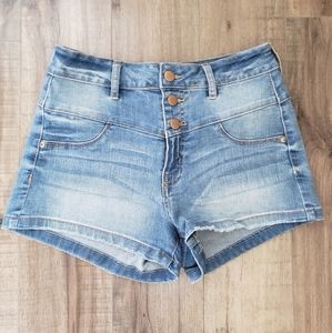 Womens High Waisted Jean Shorts
